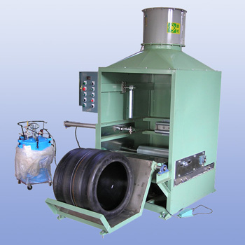 GREEN TYRE INNER & OUTTER PAINTING MACHINE